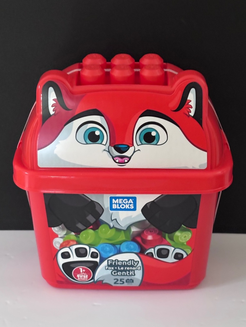 MEGA BLOKS Fisher Price FRIENDLY FOX First Builders 25 Piece Block Building Set
